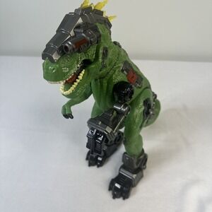 Adventure Force Ultra 14" Exosaur Walking Robotic Dinosaur Green – Works!